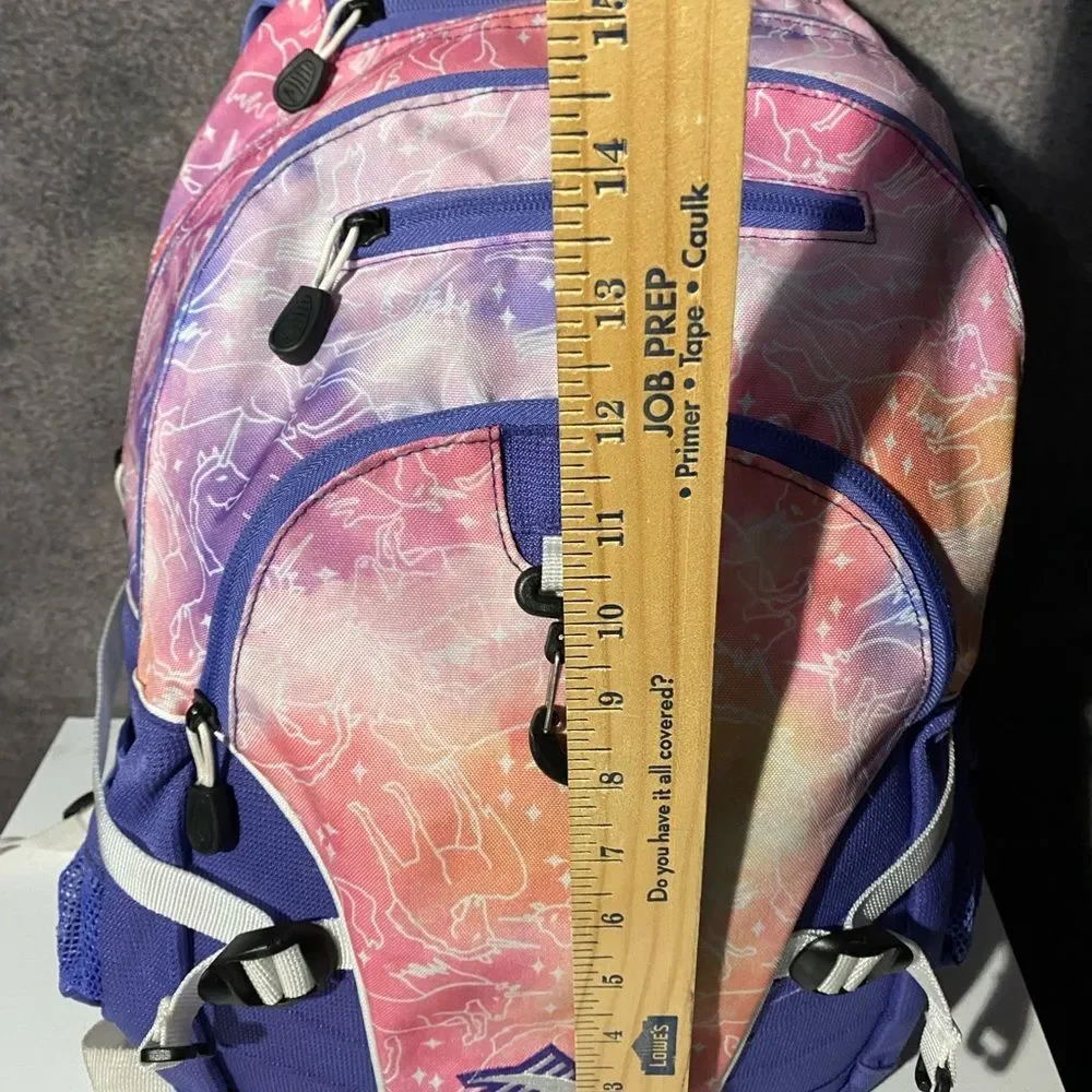 High Sierra Loop Backpack Unicorn Clouds Pink Purple Girls School Travel